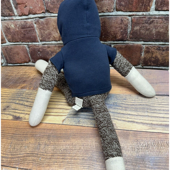 2012 Brown Plushland Collegiate Sock Monkey Stuffed Animals BYU Cougars Hoodie - Picture 5 of 7